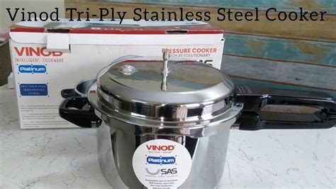 vinod triply stainless steel cookware